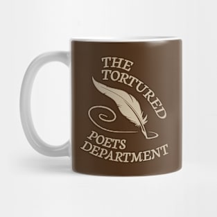 ttpd white ink Mug